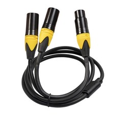 XLR-Splitterkabel, 3-Polige XLR-Buchse auf  XLR-Stecker, Audiokabel, Y-2641