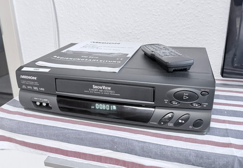 Vhs vcr medion md8910 - vhs, mit