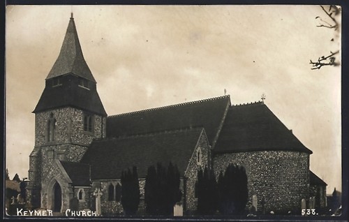 Keymer church ansichtskarte - church,,