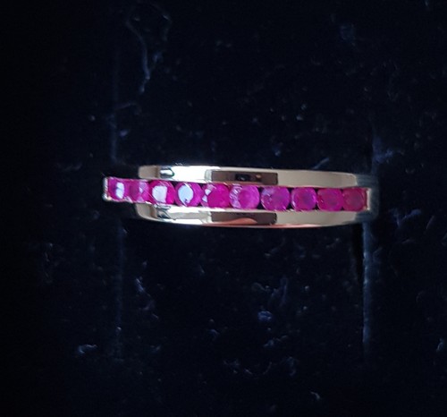 Ring gebgold 585 mit - ring, rubin