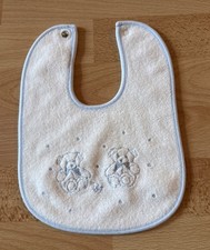 Original ~Baby Dior~ Lätzchen | Spucktuch Hellblau- Weiß •Neu•