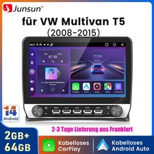 Für VW Multivan 2008-2015 Carplay Android 14 2+64GB 10.1"Autoradio WIFI GPS Navi