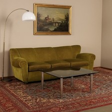 Vintage Sofa 3 Sitze Samt