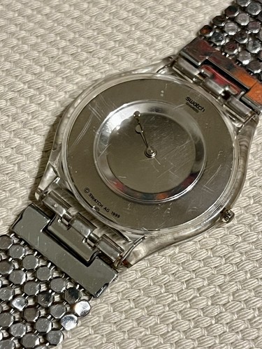 Swatch slim 1999 34mm clear - 1999,