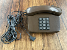 Vintage Bundespost Tasten Telefon FeTap 0111 braun 80er #TOP# ✅