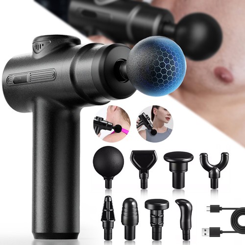 Lcd electric massage gun - electric,