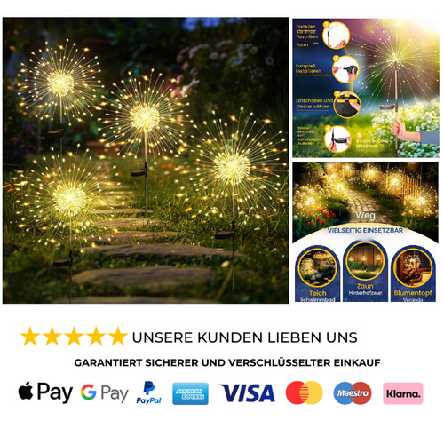 Solarleuchten stück 120 led - 4,