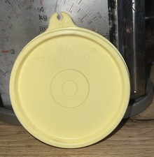 Tupperware Ersatzdeckel 733 H Ø 9cm Julchen Candy Spritzschutz Puderfee in Gelb