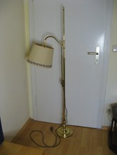 OMI Stehlampe Leselampe Stehleuchte Koch & Lowy Messing 60er / 70er