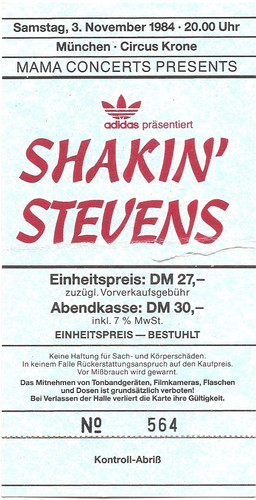 Shakin stevens in concert - shakin',