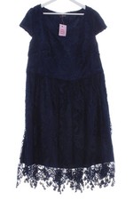 LOVEDROBE Spitzenkleid Damen Kleid Gr. DE 52 blau Elegant