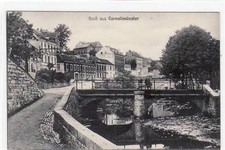 39052118 - 5100 Aachen Cornelimuenster mit Haeuserreihe und Bruecke ungelaufen