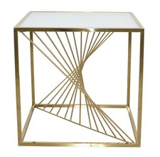 Beistelltisch aus Stahl