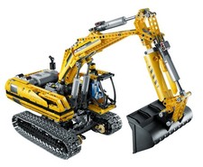 LEGO Technic Motorisierter Raupenbagger (8043) - Vollständig mit BA