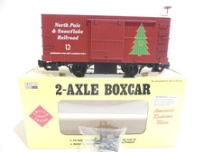 Aristo-Craft Trains Spur G 40325 2-Axle Boxcar Christmas in OVP PG56
