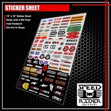 RACING SPONSOR STICKER DECAL