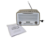 LENCO Digitalradio DAB+ Radio FM Bluetooth Player LCD AUX Boombox WECKFUNKTION 