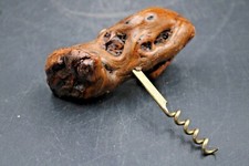 Korkenzieher mit Wurzel Holz