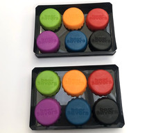 12  Flaschen Verschlüsse Bier + Cola + Wein Verschluss Silikon Kronkorken in Box