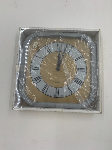 Quarz wanduhr silber gold - quarz,