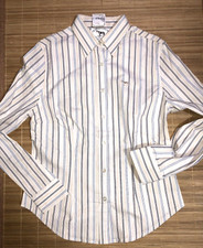 Damen Turnierbluse Reitbluse IRIS BAYER beige gestreift Stretch 36 NEU %% UVP89€