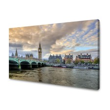 CANVAS Leinwandbilder XXL Wandbilder Kunstdruck Architektur London Big Ben 