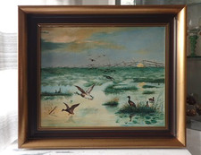 Enten Gemälde auf Leinwand