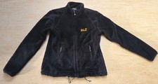 Jack  Wolfskin Teddyfleece Fleec Jacke Gr. M schwarz Stehkragen Polyester