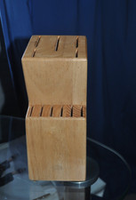 Messerblock, Massivholz,mit 11