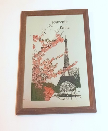 Siebdruck spiegel vintage 70er - siebdruck,