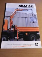 Prospekt ATLAS Weyhausen Ladekran 105.1 Ausgabe 1998