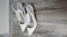 Weiße Brautschuhe 40