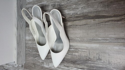 Weiße brautschuhe - weiße, 40
