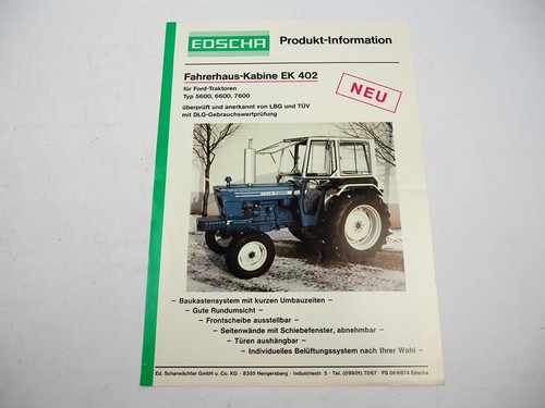 Orig prospekt edscha - orig., ek402