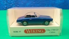 D11 Wiking 1:87 H0 018649 Glas 1700 GT Cabrio OVP TOP