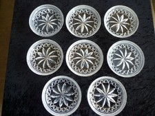 8x Bleikristall Dessertteller