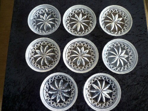 Bleikristall dessertteller - 8x,
