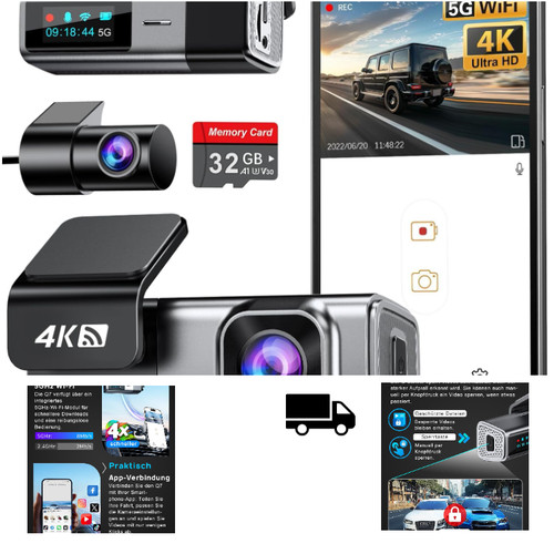 Dual dashcam 1080p - dashcam, 4k