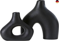 Keramikvasen Blumen-Set aus 2