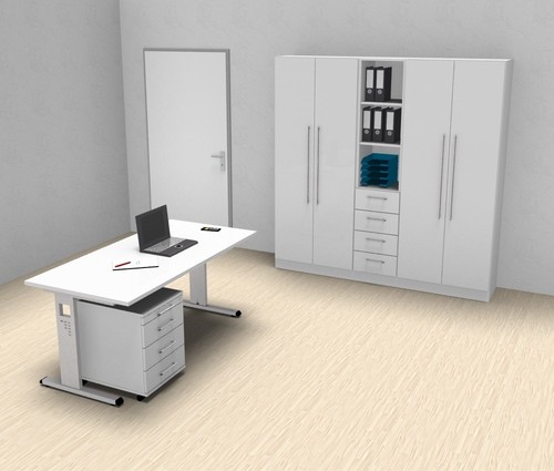 Büromöbel set komplettbüro - büromöbel-set,