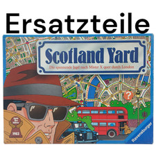 Scotland Yard Ersatzteile Ravensburger 1983 Brettspiel Einzelteile zum Aussuchen
