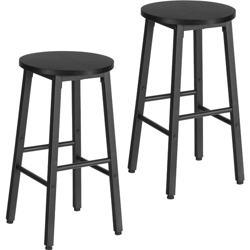 Schwarze barhocker 2er set - barhocker,