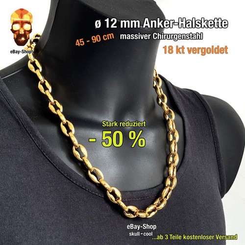 Ankerkette mm halskette - ankerkette, 12