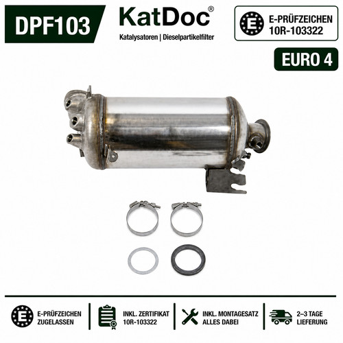 Dpf partikelfilter vw - dpf, t5