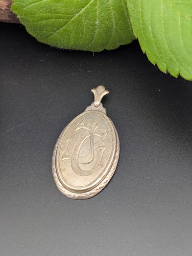 Medaillon anhänger silber 800 - medaillon,