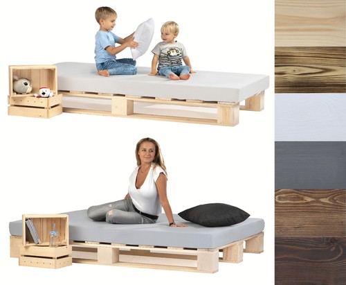 Palettenbett aus holz - aus,