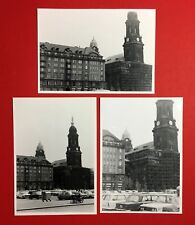 3 x Original DDR Foto DRESDEN Kreuzkirche mit Baugerüst  ( 46554
