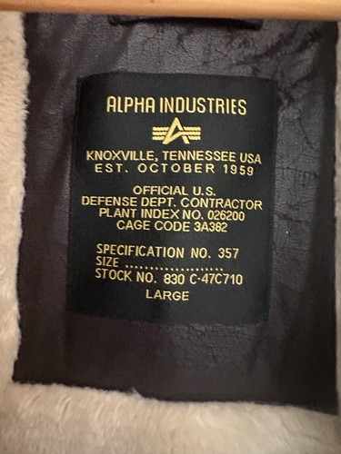 Alpha industrie fliegerjacke - industrie,