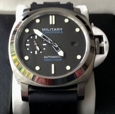 Military 44mm automatic Datum defekt