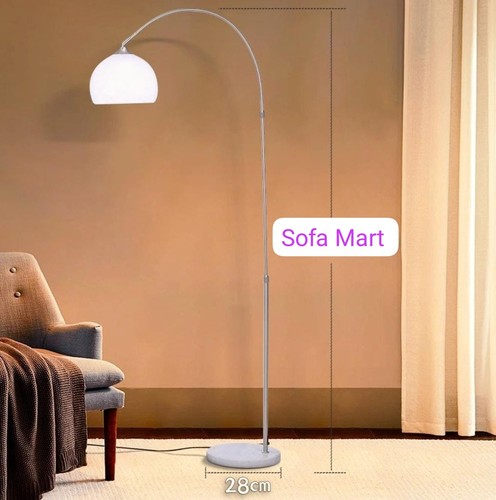Moderne gewölbte stehlampe - moderne,